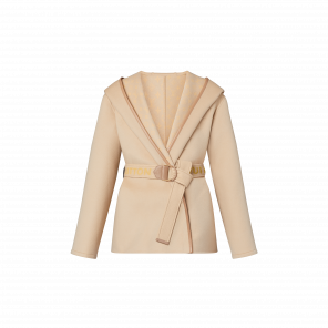 Louis Vuitton Signature Double Face Short Wrap Coat